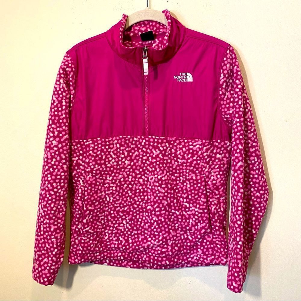 The North Face Girls Large 14/16 Fleece Pullover Jacket 1/4 Zip